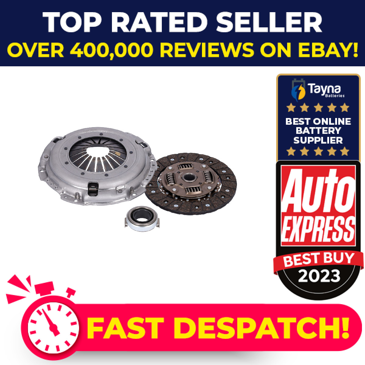 Clutch Kit 3pc (Cover+Plate+Releaser) ADH23090 Blue Print 22105RBA305 Quality