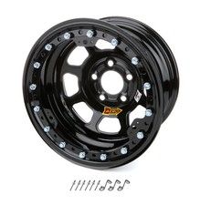 Aero Race Wheels Wheel 15x8 1in Bs Black W Black Ring- 53-185010b Aero Race Wheels Wheel 15x8 1in Bs Black W Black Ring- 53-185010b
