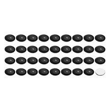0.59x0.12 Inch Silicone Speaker Isolation Pad, 36Pcs Hemisphere Bumpers Feet