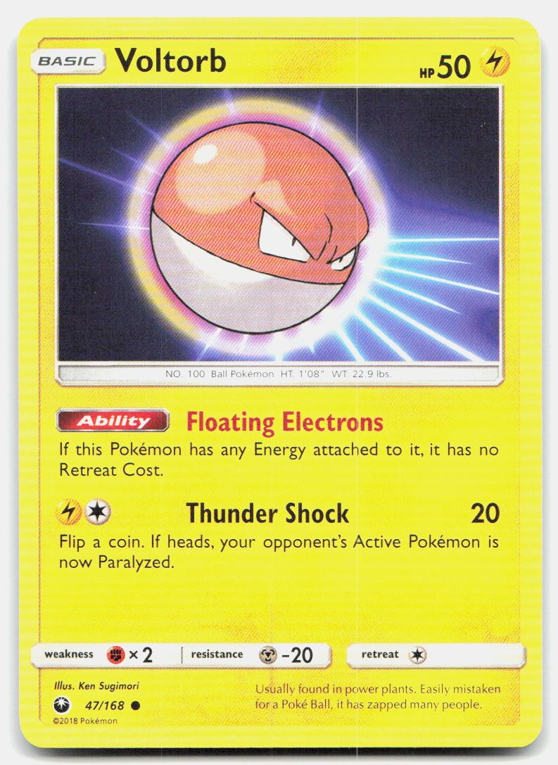 VOLTORB 47/168 C Celestial Storm LP
