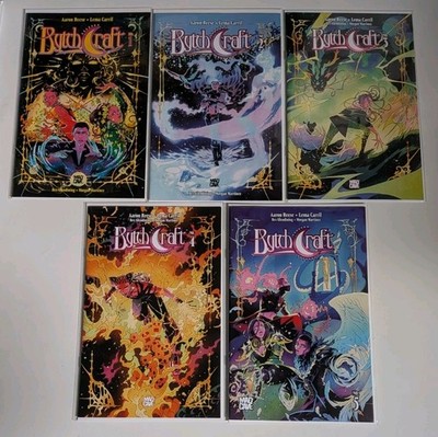 BYTCHCRAFT (2025) #1 2 3 4 5 VF+ COMPLETE SERIES SET MAD CAVE STUDIOS