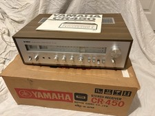 Yamaha CR-450 Natural Sound Stereo Receiver  Amp Tested & Working - Boxed/Manual