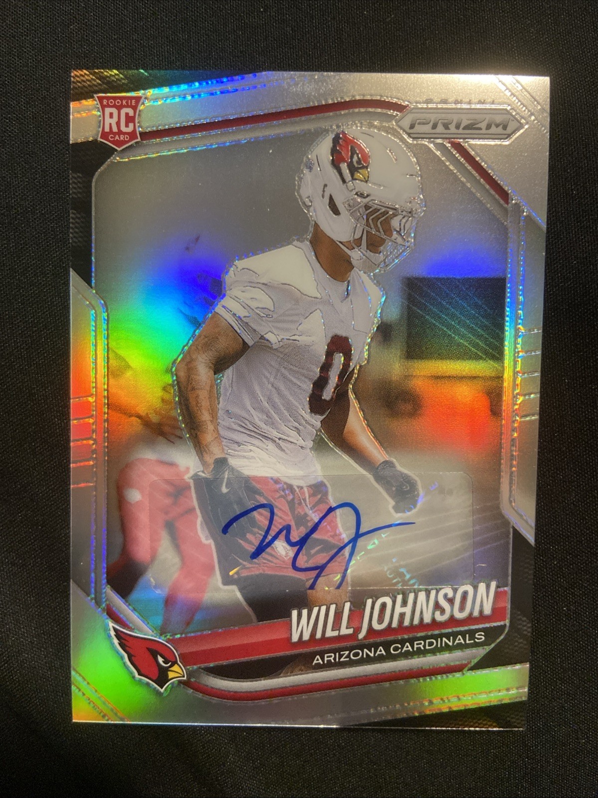 2025 Panini Prizm - Rookies Will Johnson #370 Silver Prizm Autographs (AU, RC)