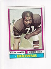 1974 Topps #448 WALTER JOHNSON SHARP! (COL)