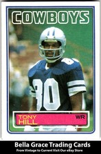1983 Topps #47 Tony Hill Dallas Cowboys NFL Football