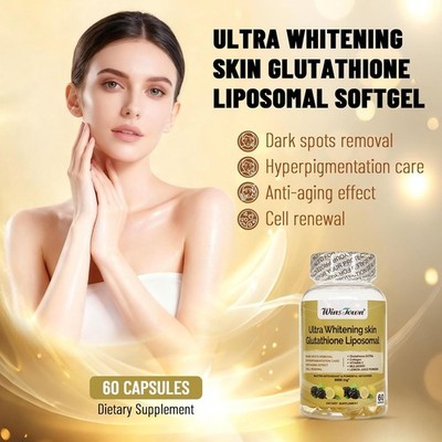wins town ultra whitening skin glutathione liposomal Wins Town ~ Ultra Whitening Skin Glutathione Liposomal Softgels Supplement