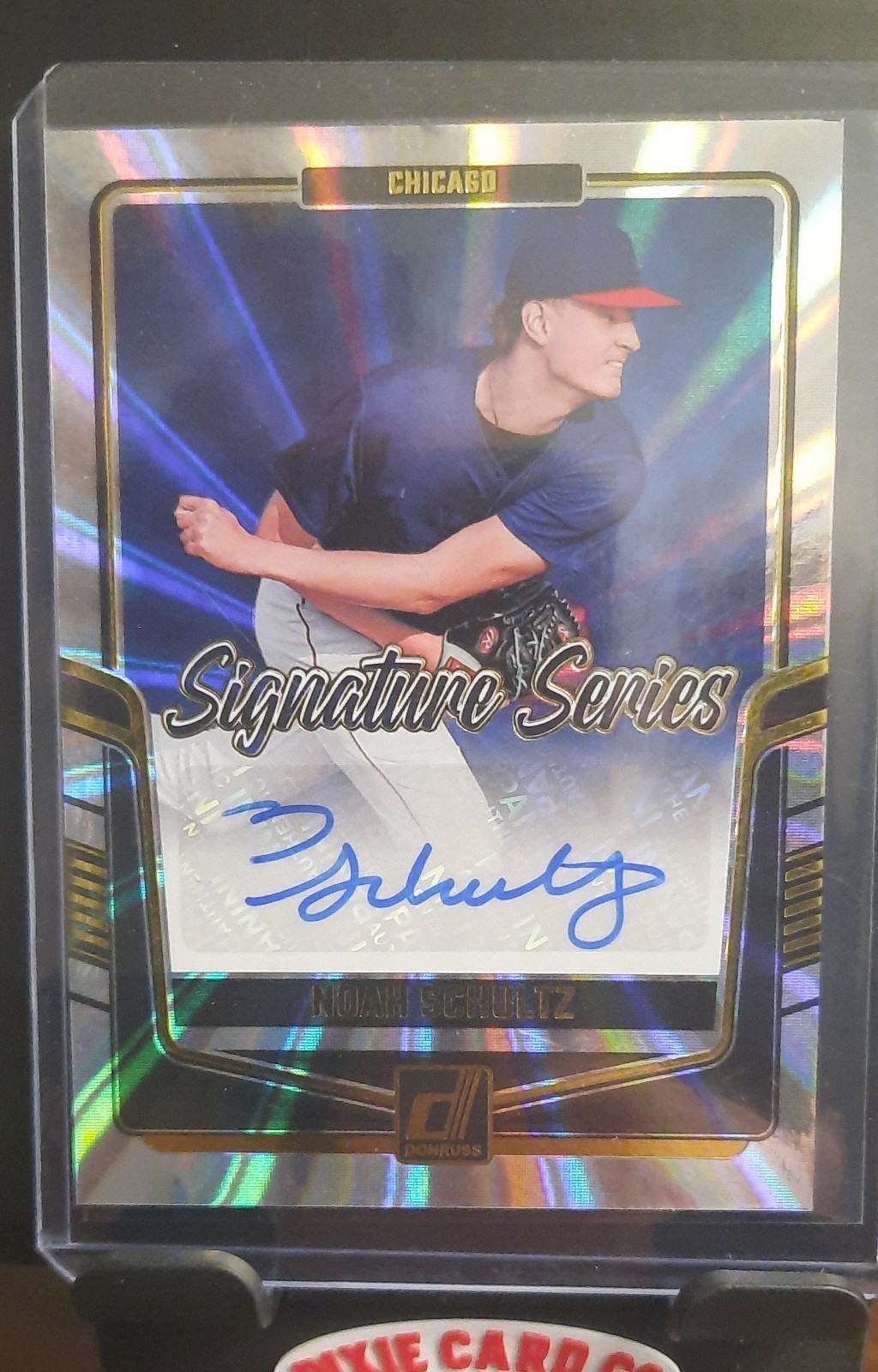 2024 Panini Donruss - Signature Series Noah Schultz #SS-NS Laser (AU, RC)