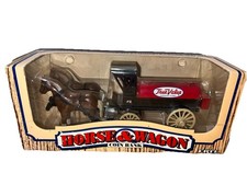 Ertl True Value Horse Wagon Coin Bank In Original Box 1990 New In Box