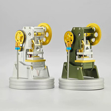 Mini Punzonadora Modelo Estampadora Diecast Metal Modelo Artesanía Regalos