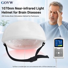 Brain Therapy Helmet 1070nm PBM Device for Cognitive Support Home Use 280 LEDs