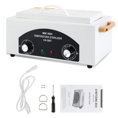Winb Hochtemperatur Sterilisator Mini Autoklav mit Timer 300W Fassungsvermögen 1,5L