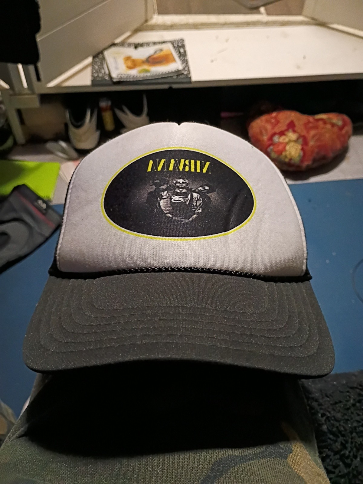 Nirvana Trucker Hat Mesh Back Snapback Nirvana Is… - image 1