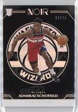 2019-20 Panini Noir Rookies Icon Edition Holo Silver 17/25 Admiral Schofield my8