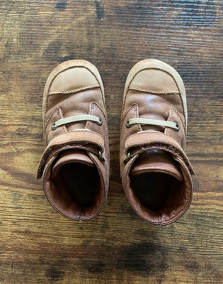 Bobux Leather I-walk Brown Boys Shoes EU Size 23 US Size 7