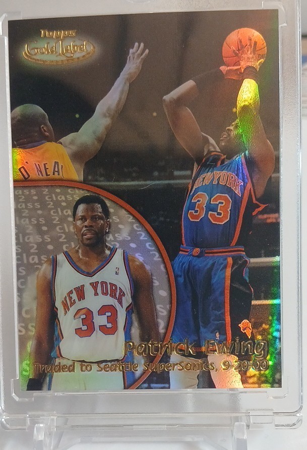 2000-01 Topps Gold Label - Patrick Ewing #65 Class 2 Refractor..mint...