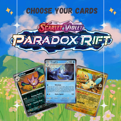 Pokemon Choose Your Cards - Paradox Rift