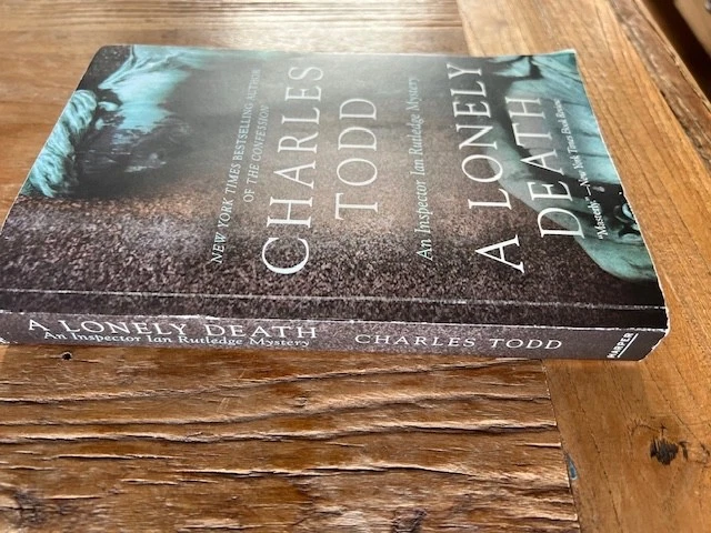 A Lonely Death Charles Todd, Crime Thriller Paperback Good Free Shipping.! - image 2 of 4