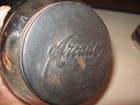 Antique Arcade Cast Iron & Glass Wall Mount Coffee Grinder — photo 3