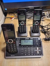 VTech 3-Handset Extended Range Cordless Phone with Bluetooth Connect to Cell