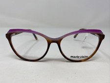 Marie Claire 6294 TORTOISE 55-16-140 Purple/Tort Full Rim Eyeglasses Frame W64