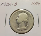 1932-D Silver Washington Quarter