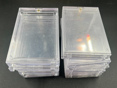 Lot of 19 - Used Ultra Pro Magnetic One Touch Cases, 11x Regular 35pt, 8x Thick