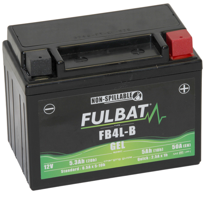 Batterie gel 12v 5ah FB4L évitez les pannes de démarrage sur votre Yamaha Aerox