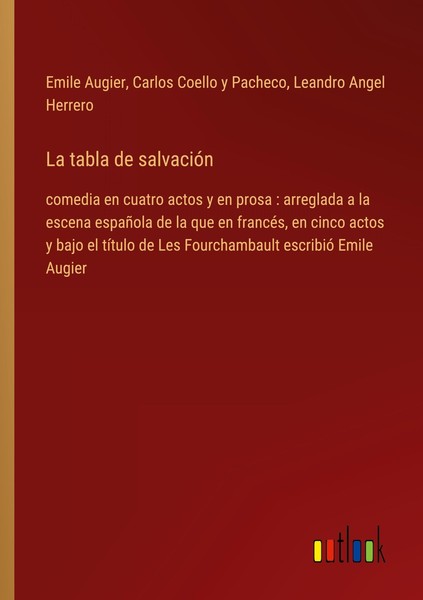 La Tabla De SalvacióN Emile Augier-image