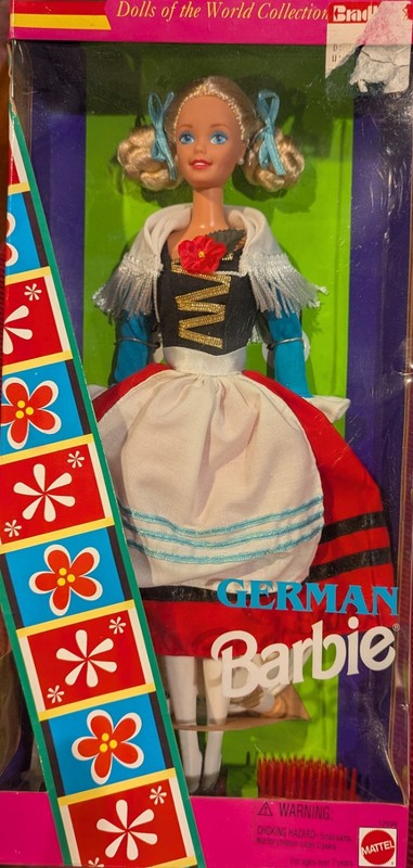 Mattel 1994 Barbie German Doll Dolls of the World Special Edition NIB