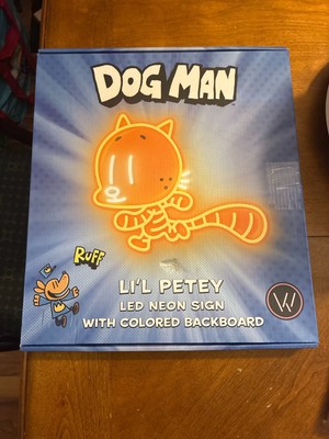 Dog Man Li l Petey LED Neon Sign   DM-CATKID-002   15'' x 12.8''   USB Powered New