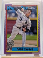 2025 Topps Series 1 - 1990 Topps Baseball Drew Thorpe #T90-8 (RC)