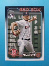 2024 Topps Series 1 Chris Murphy RC #73 Boston Red Sox