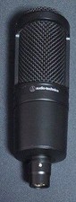 Audio-Technica AT-2020 Condenser Microphone  Canare EC01B XLR Cable, Used