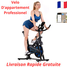 Velo d'Interieur Pro Magnétique Bluetooth App Compact Silencieux Cardio Fitness