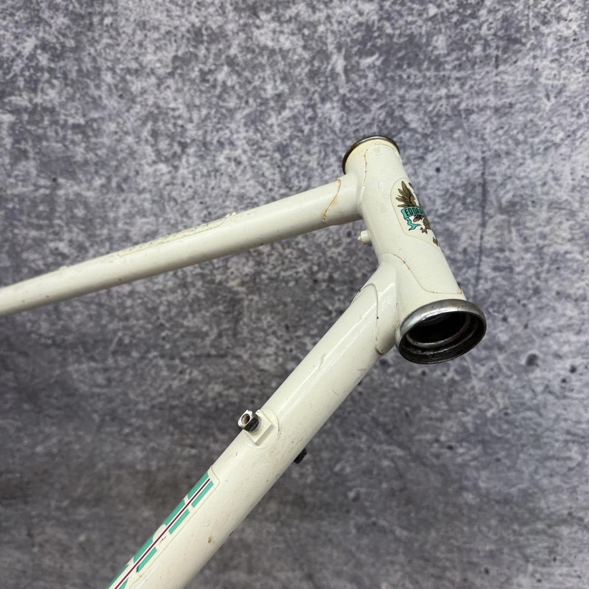 Vintage Bianchi Sport SX Road Bike Frame 56cm 700c White Chromoly