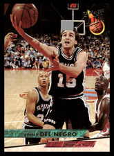 1993 Fleer Ultra Vinny Del Negro #337 San Antonio Spurs NBA Basketball