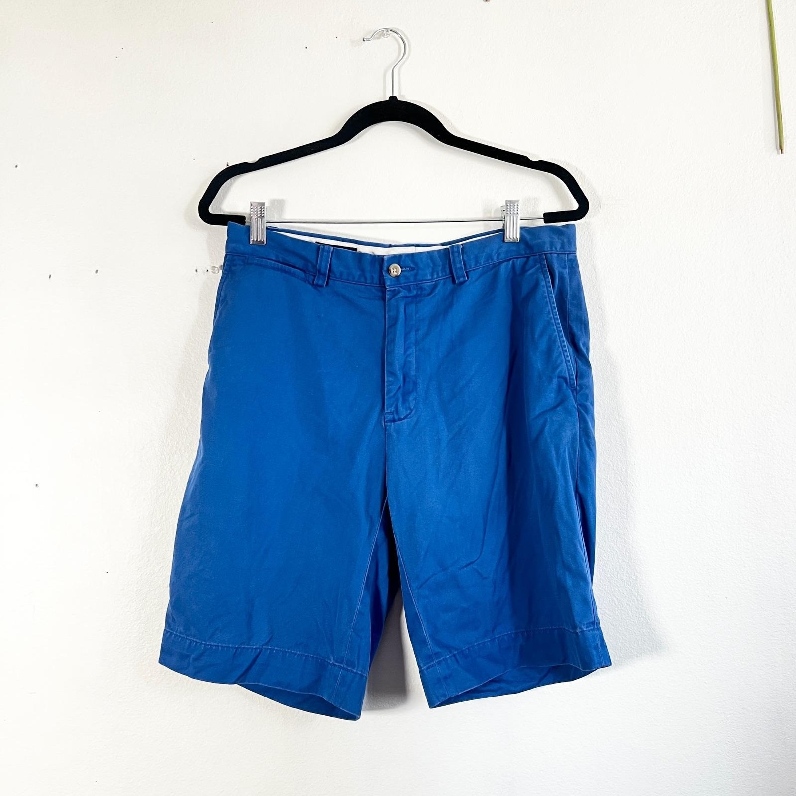 Vintage Polo Ralph Lauren Shorts Mens 32 Royal Blue Chino