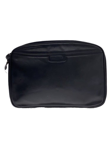 GOLD PFEIL BAG LEATHER BLK SOLID COLOR