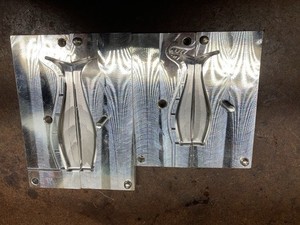 Basstackle 2”  and  3” Open Pour Molds,  Single Cavity, Pair