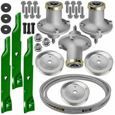 48" Deck Spindle Belt Blade Pulley Kit For Husqvarna EZ4824 539112170 539103013