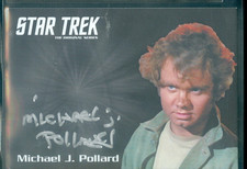 Star Trek Original Series 50th Anniversary Michael Pollard Silver Autograph Card