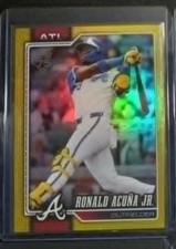 2026 Topps Yellow Foil Ronald Acuna Jr 45/399 Mint