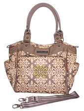 Petunia Pickle Bottom City Carry All Diaper Bag Tote  Removable Changing Pad