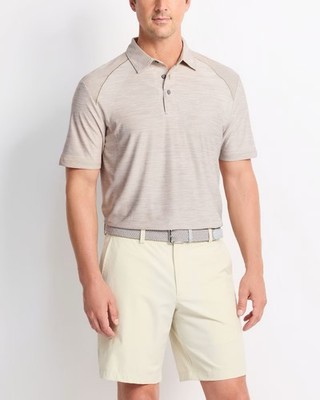 Tommy Bahama Big & Tall Palm Coast Pro IslandZone  Polo Cobblestone 2XB NWT $128