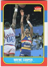1986-87 Fleer #18 Wayne Cooper