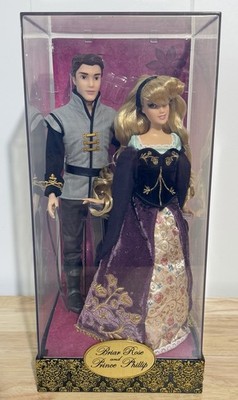 Disney Store Fairytale Designer Aurora and Prince Phillip Limited Edition Dolls