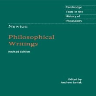 Newton Philosophical Writings Cambridge University Press Hardcove