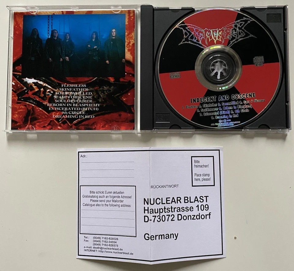 Dismember "Indecent And Obscen" 1993 CD - Bild 4 von 4