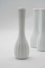 Vintage CLG Co. Milk Glass Bud Vase 8.75" Ribbed Fluted Rim