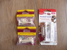 Bezpieczeństwo dzieci 3 zamki do szuflad i 4 zatrzaski do szaf fabrycznie nowe w opakowaniach